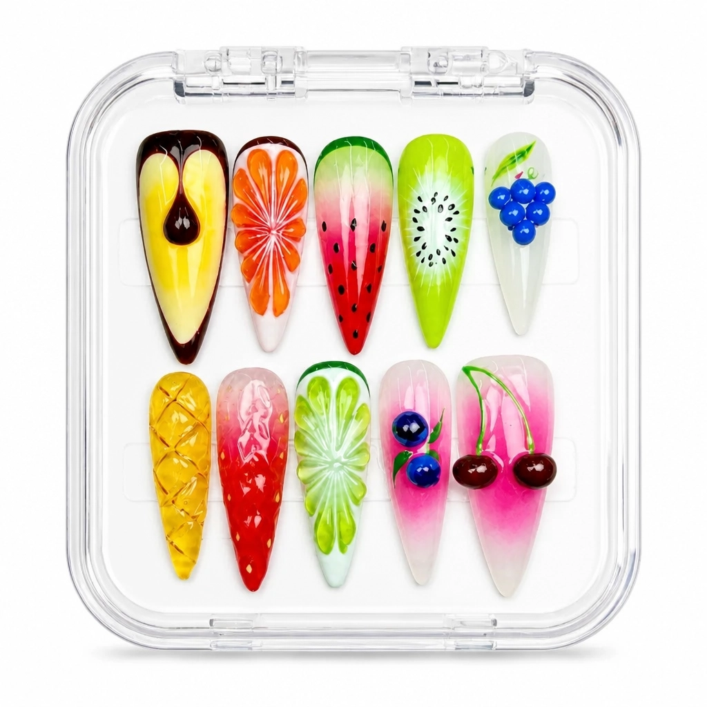 Press-on Nails Wholesale $14.90 Citrus Blossom by Yabe Vietnam