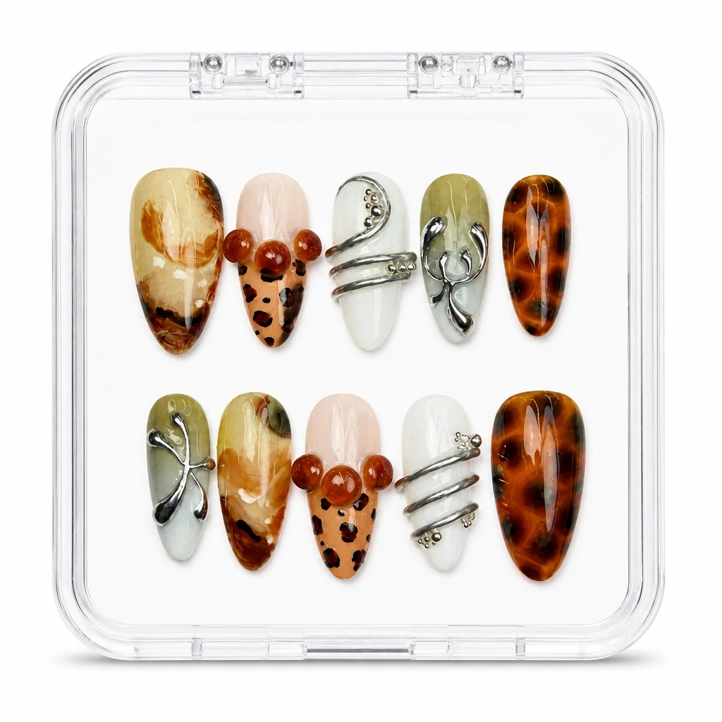 Press-on Nails Wholesale $14.90 Tortoiseshell Luxe by Yabe Vietnam
