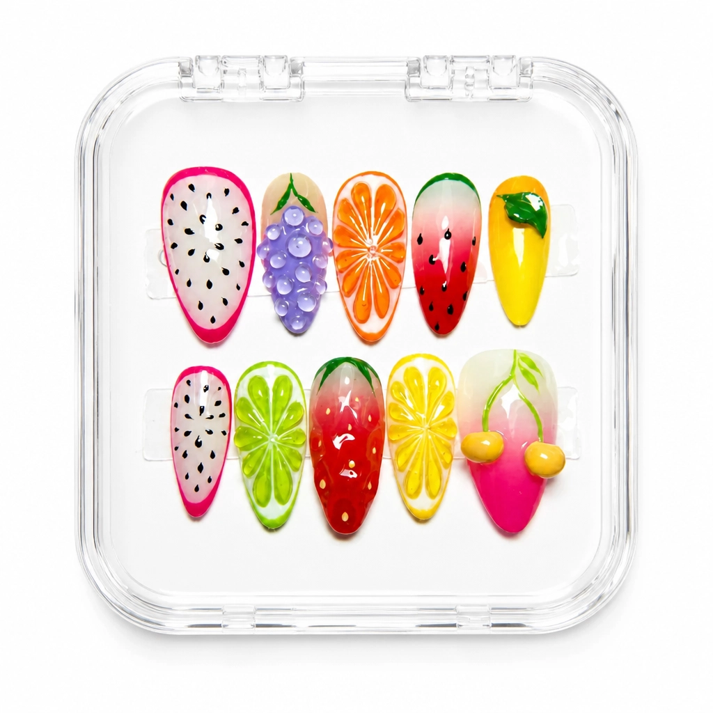 Press-on Nails Wholesale $14.90 Tropical Delight by Yabe Vietnam