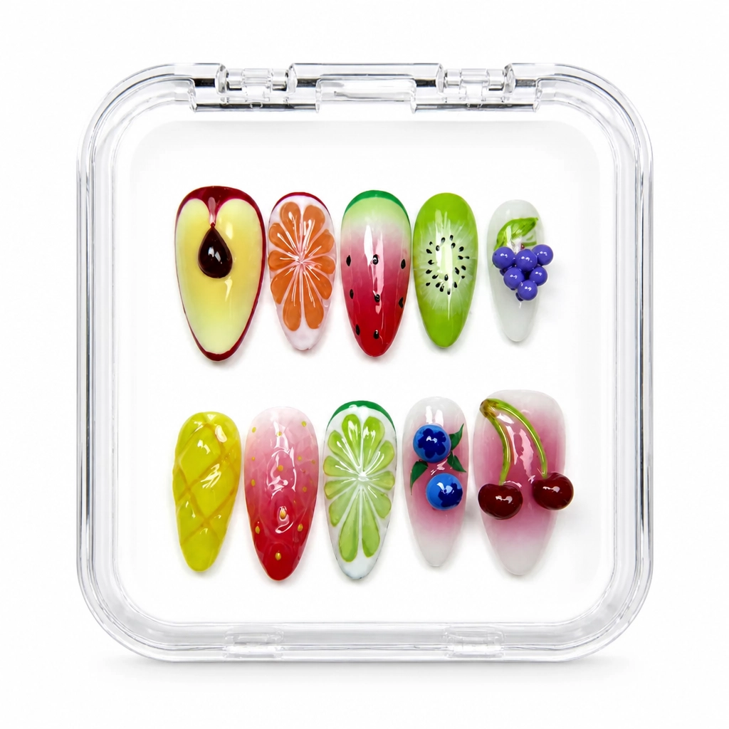 Press-on Nails Wholesale $14.90 Fruit Oasis by Yabe Vietnam