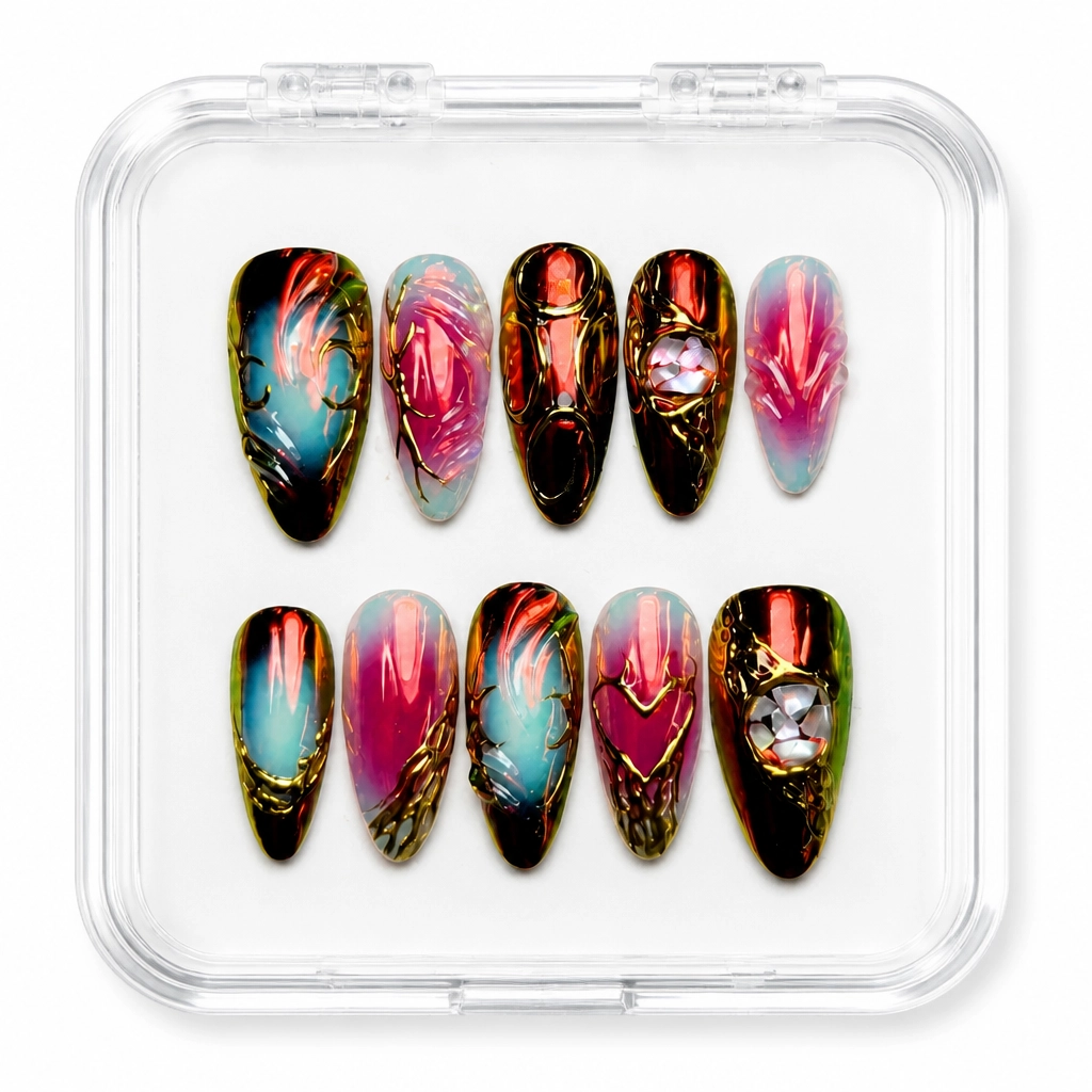 Press-on Nails Wholesale $14.90 Chromatic Luxe by Yabe Vietnam