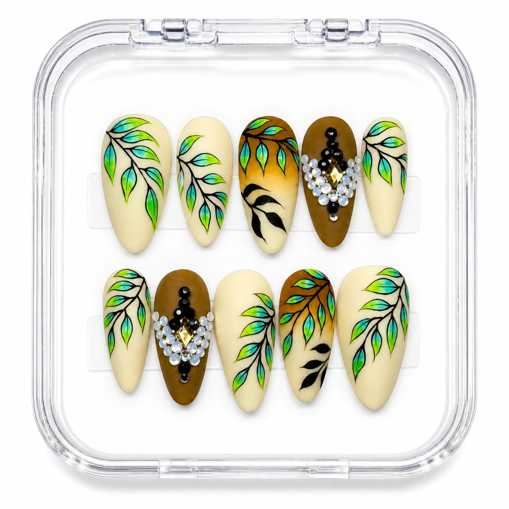 Press-on Nails Wholesale $14.90 Botanical Luxe by Yabe Vietnam