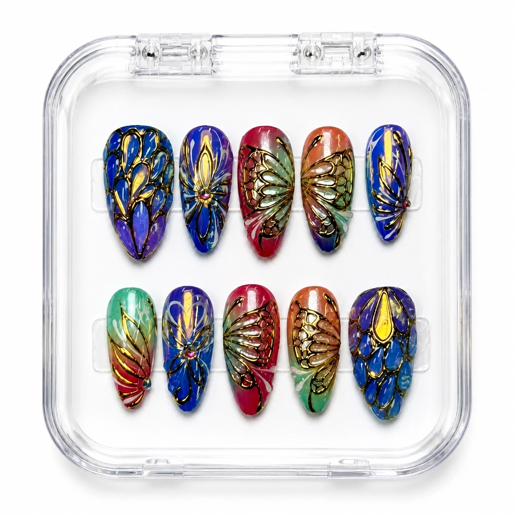 Press-on Nails Wholesale $14.90 Velvet Butterfly Luxe by Yabe Vietnam