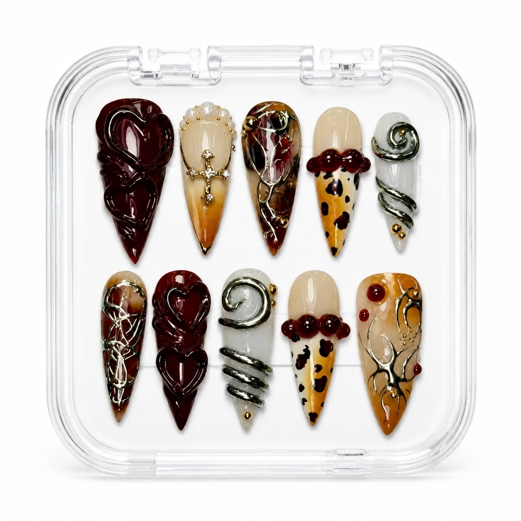 Press-on Nails Wholesale $14.90 Tortoise Luxe by Yabe Vietnam
