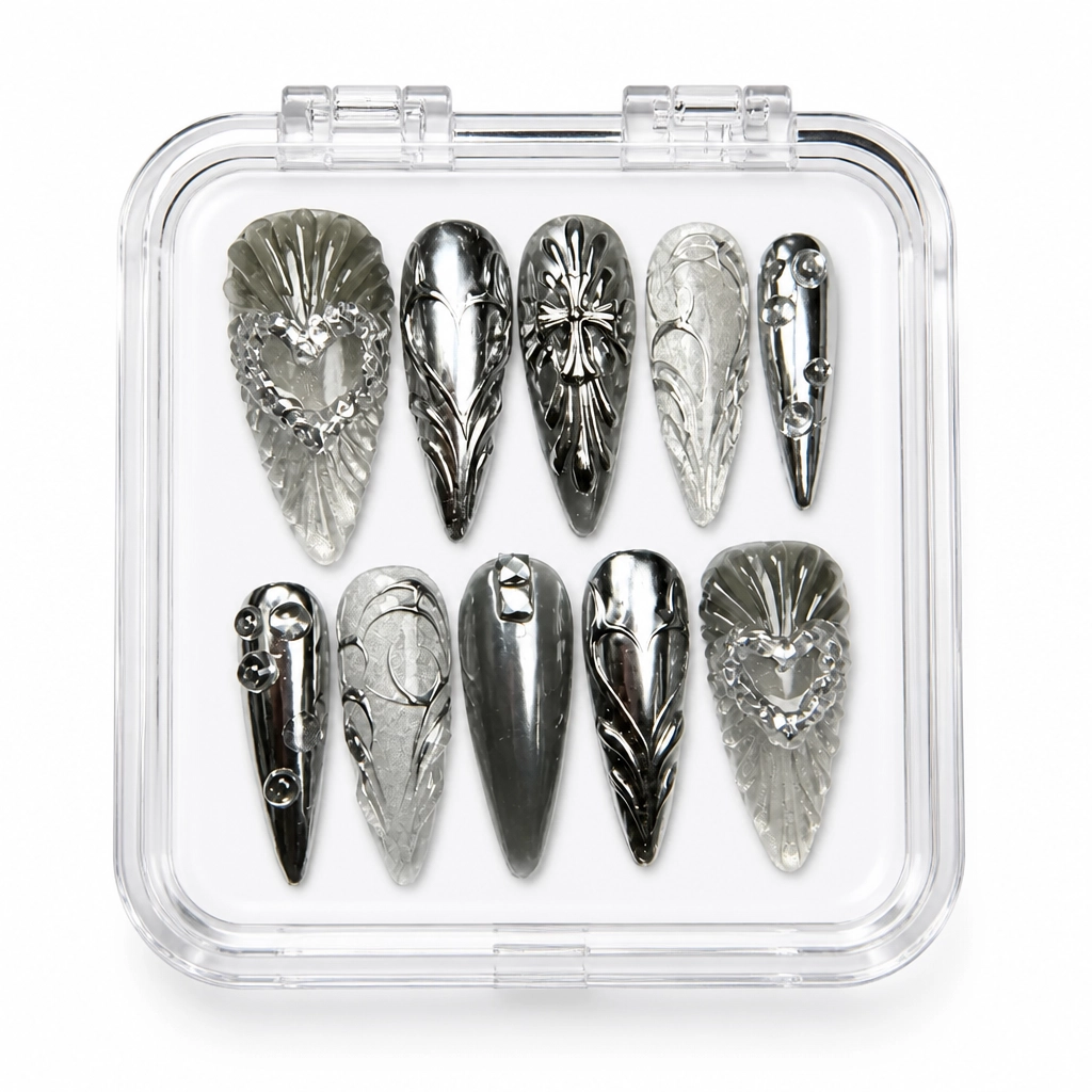Press-on Nails Wholesale $14.90 Feather Luxe by Yabe Vietnam
