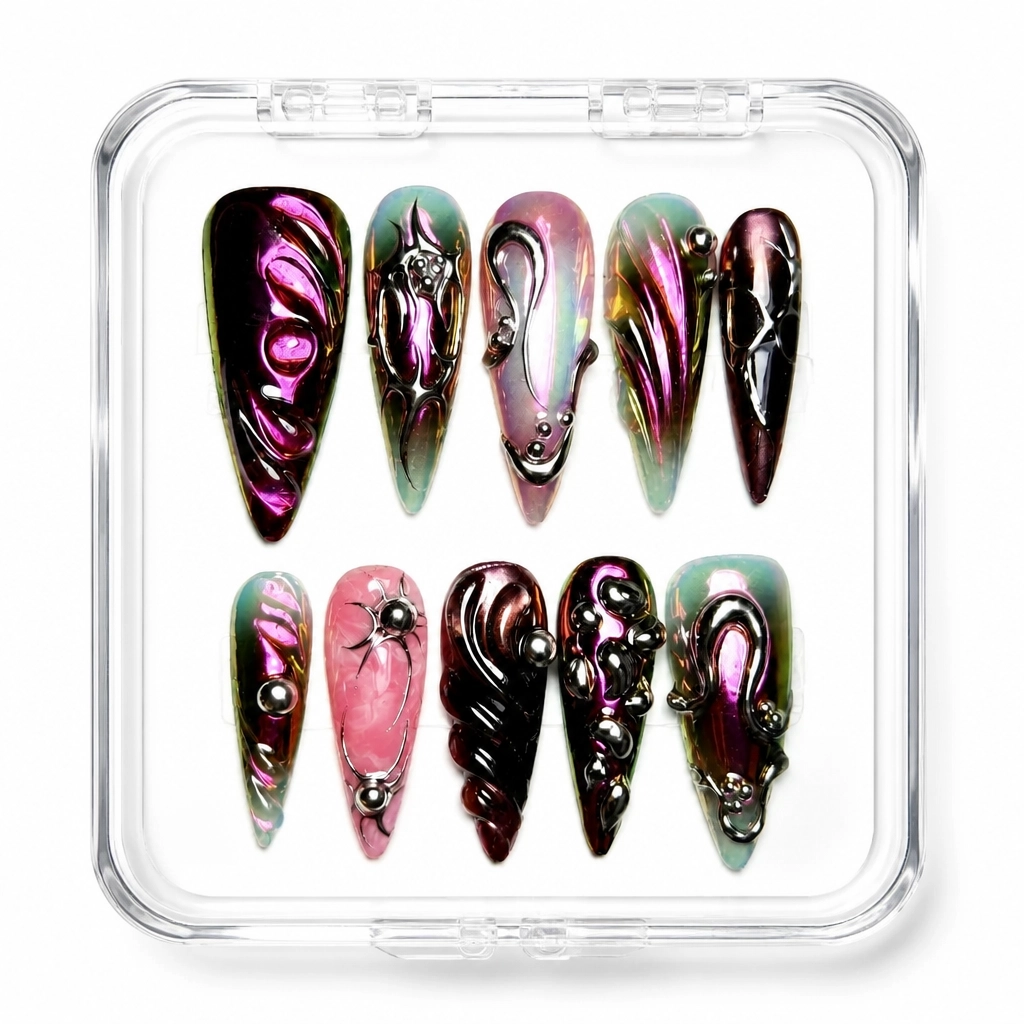 Press-on Nails Wholesale $14.90 Chromatic Luxe by Yabe Vietnam