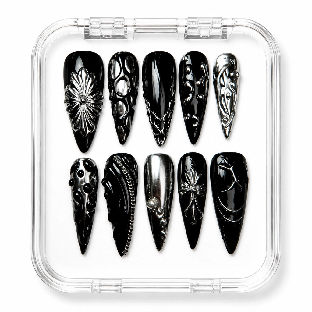 Press-on Nails Wholesale $14.90 Midnight Ethereal by Yabe Vietnam