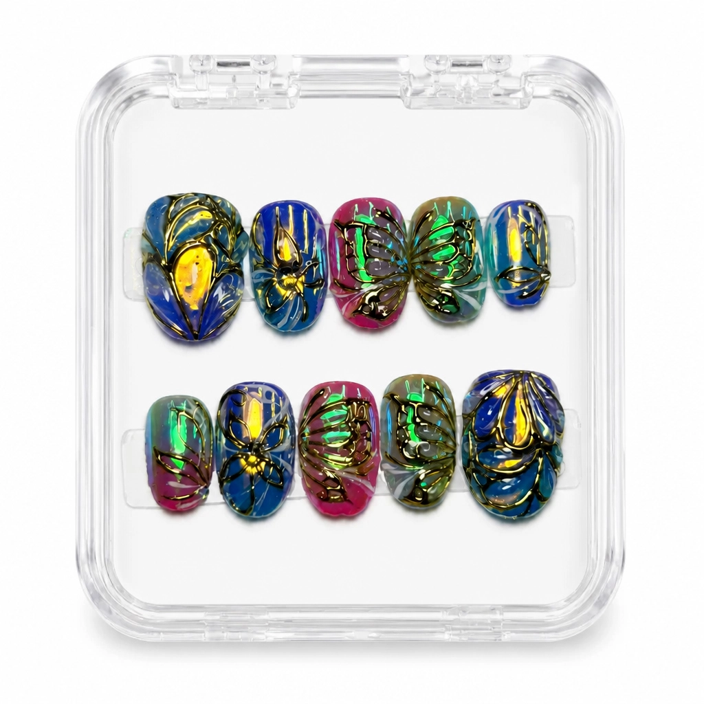 Press-on Nails Wholesale $14.90 Emerald Luxe by Yabe Vietnam