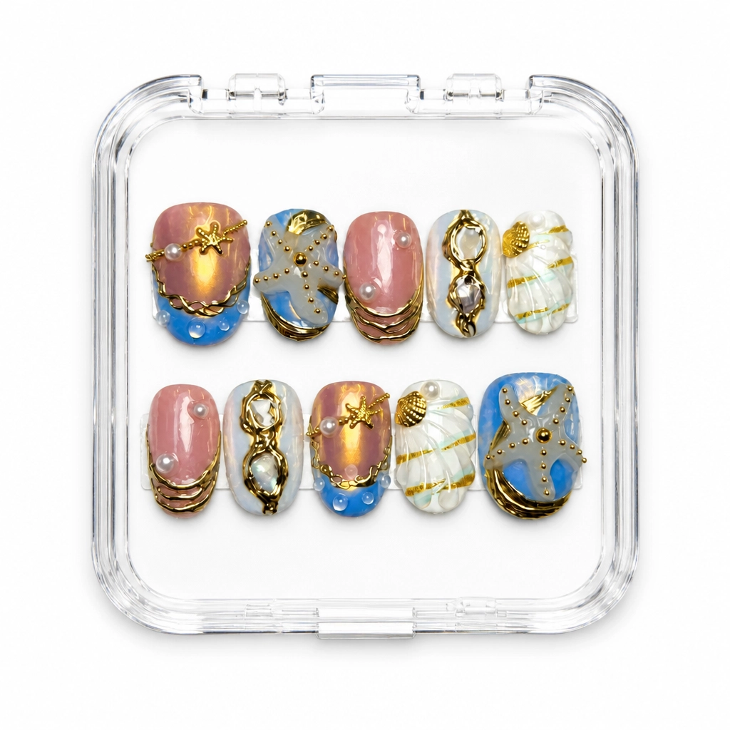 Press-on Nails Wholesale $14.90 Celestial Luxe by Yabe Vietnam