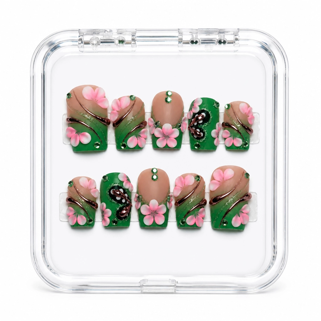 Press-on Nails Wholesale $14.90 Velvet Bloom by Yabe Vietnam