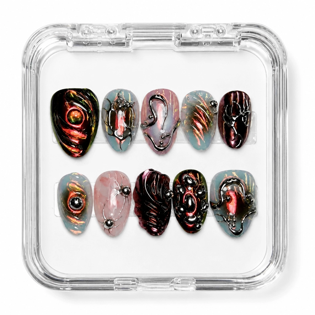 Press-on Nails Wholesale $14.90 Aurora Allure by Yabe Vietnam