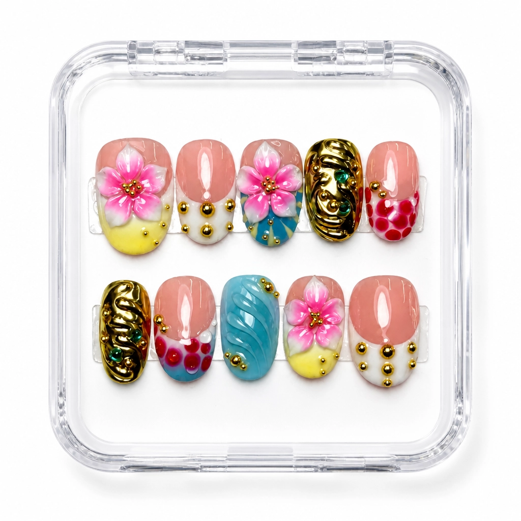 Press-on Nails Wholesale $14.90 Botanical Luxe by Yabe Vietnam