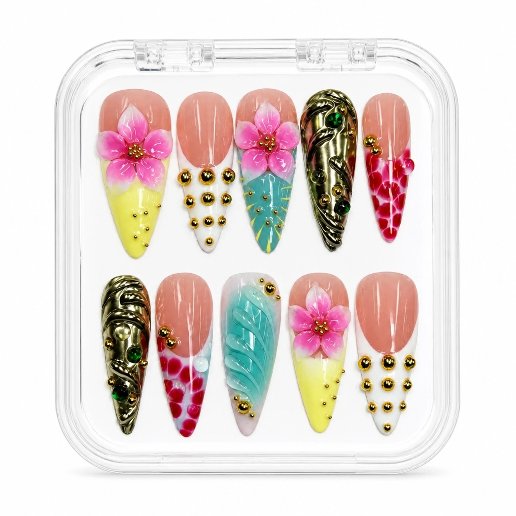 Press-on Nails Wholesale $14.90 Chic Luxe Stiletto by Yabe Vietnam
