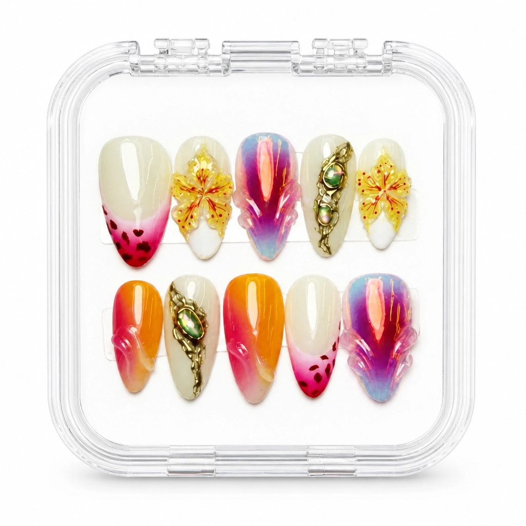 Press-on Nails Wholesale $14.90 Cream Ombre Luxe by Yabe Vietnam