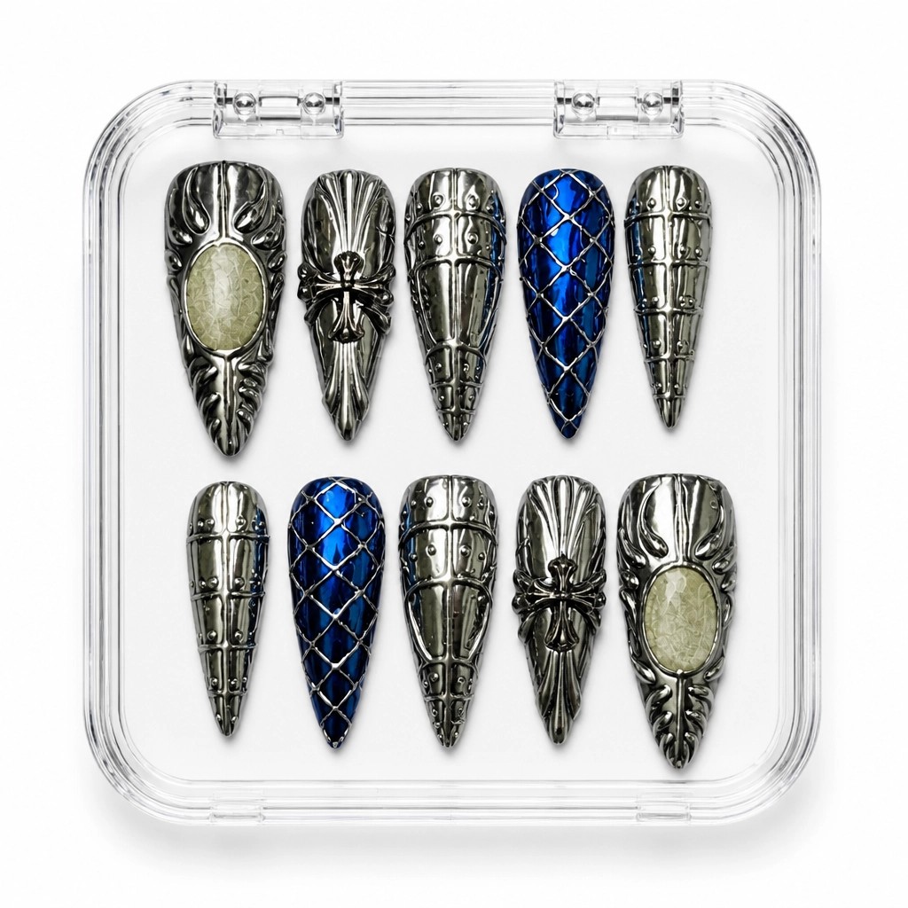 Press-on Nails Wholesale $14.90 Sapphire Luxe by Yabe Vietnam