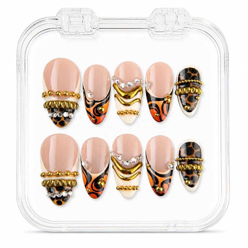 Press-on Nails Wholesale $14.90 Wild Glamour by Yabe Vietnam