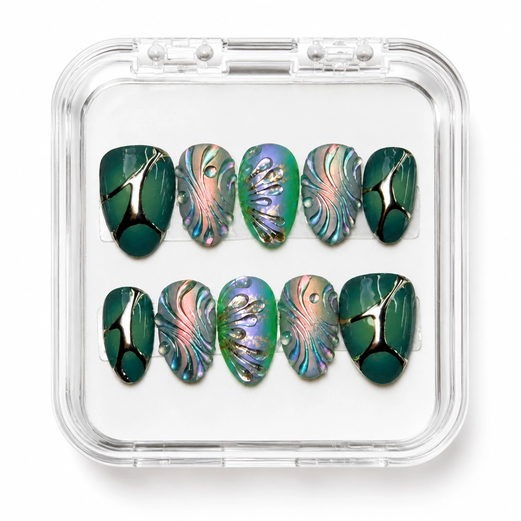 Press-on Nails Wholesale $14.90 Champagne Dream by Yabe Vietnam