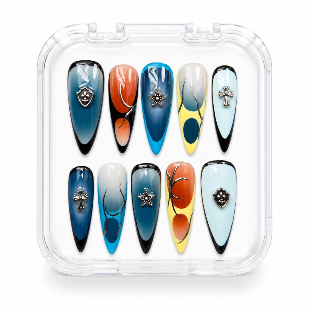 Press-on Nails Wholesale $14.90 Celestial Armor by Yabe Vietnam