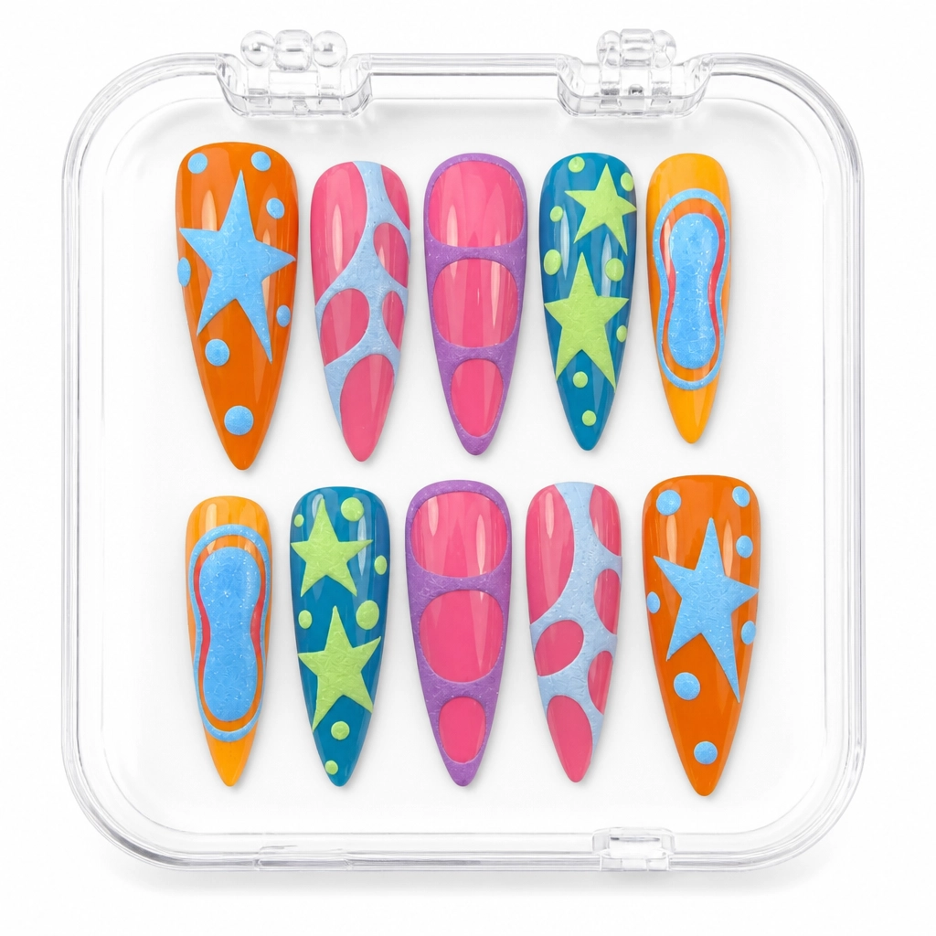 Press-on Nails Wholesale $14.90 Starburst Dream by Yabe Vietnam