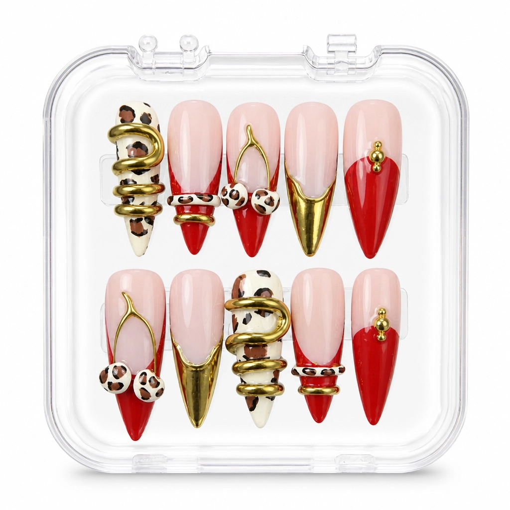 Press-on Nails Wholesale $14.90 Serpent Glamour by Yabe Vietnam