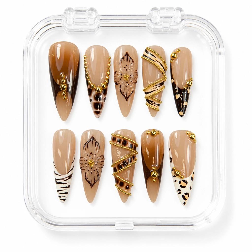 Press-on Nails Wholesale $14.90 Savannah Chic by Yabe Vietnam