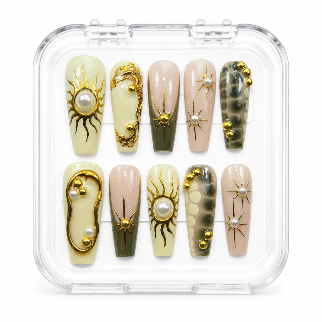 Press-on Nails Wholesale $14.90 Celestial Luxe by Yabe Vietnam