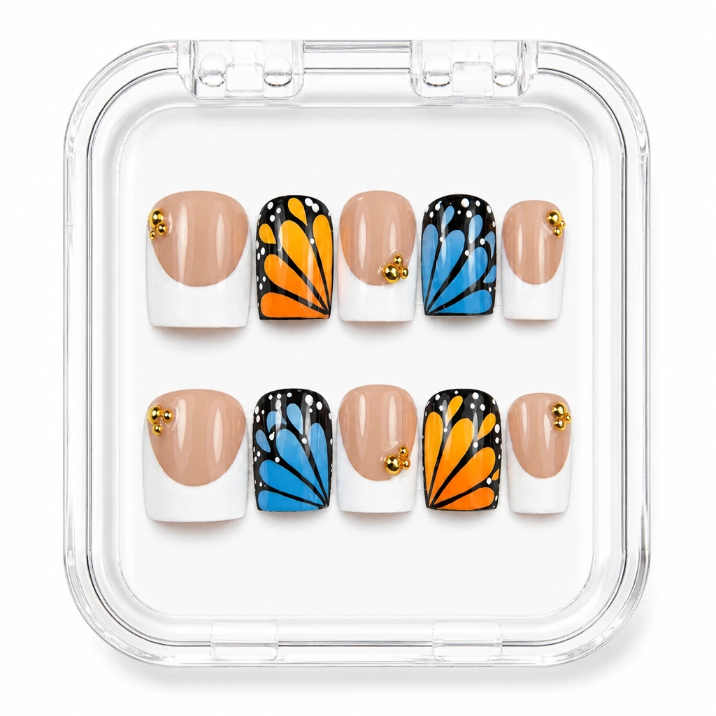 Press-on Nails Wholesale $14.90 Butterfly Dreams by Yabe Vietnam