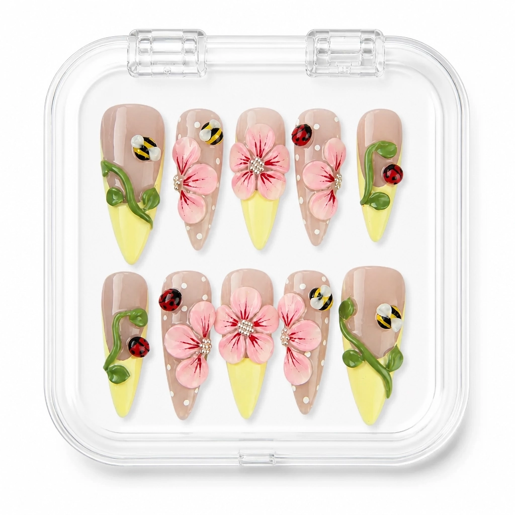 Press-on Nails Wholesale $14.90 Garden Bliss by Yabe Vietnam