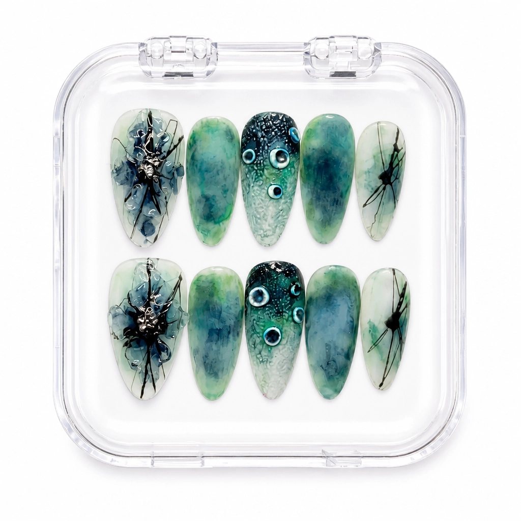 Press-on Nails Wholesale $14.90 Surreal Gaze by Yabe Vietnam