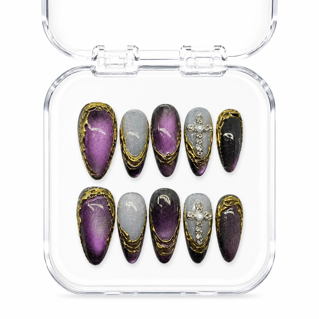 Press-on Nails Wholesale $14.90 Royal Elegance by Yabe Vietnam