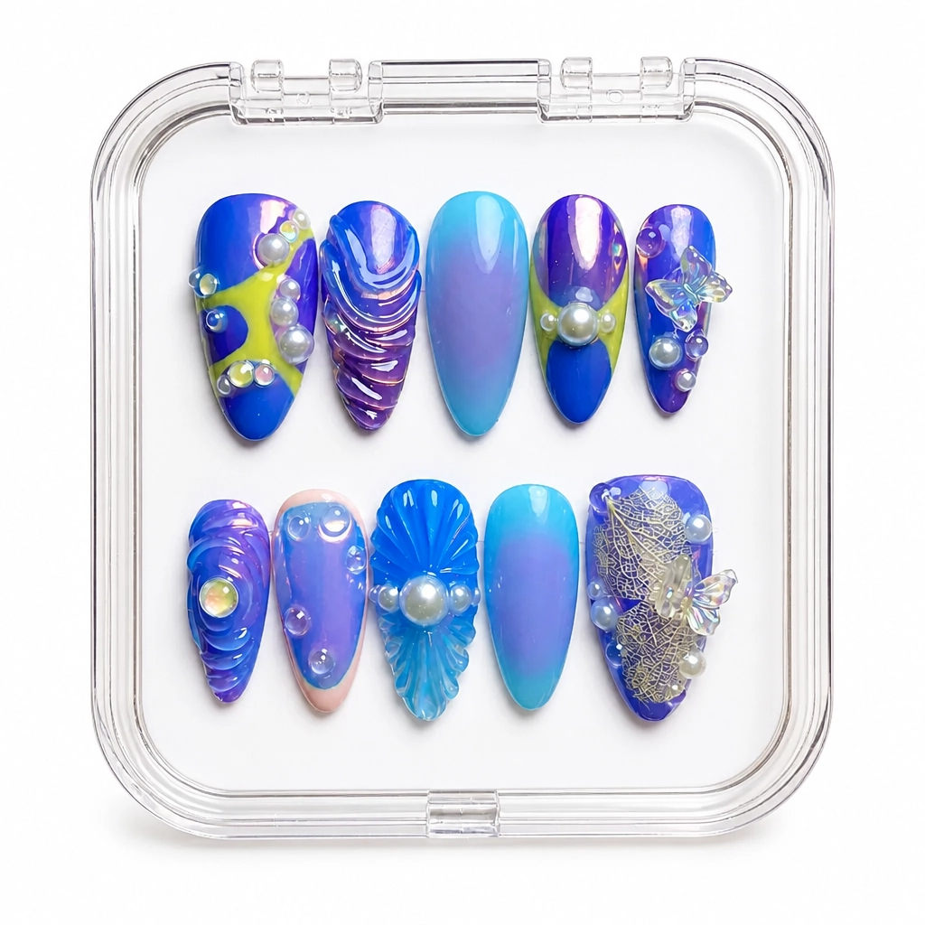 Press-on Nails Wholesale $14.90 Celestial Rhapsody by Yabe Vietnam