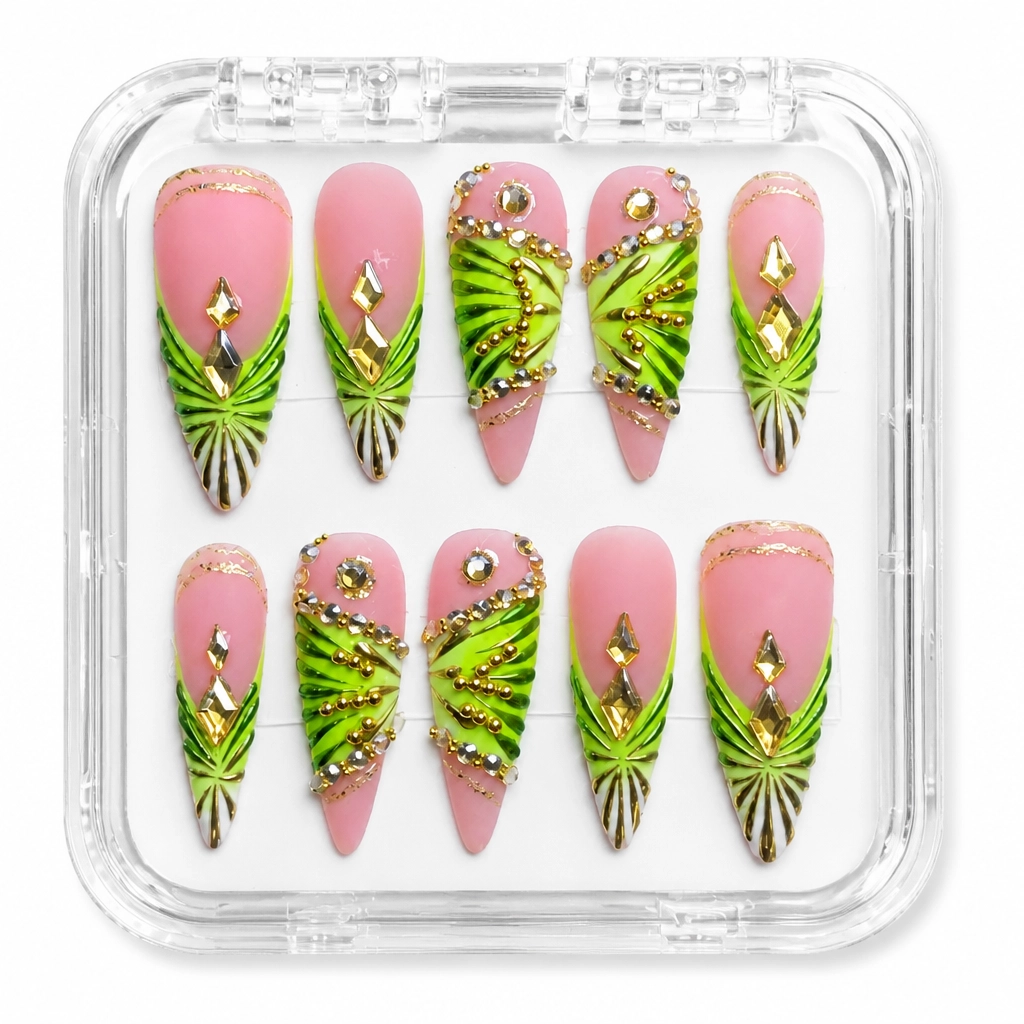 Press-on Nails Wholesale $14.90 Jungle Luxe by Yabe Vietnam