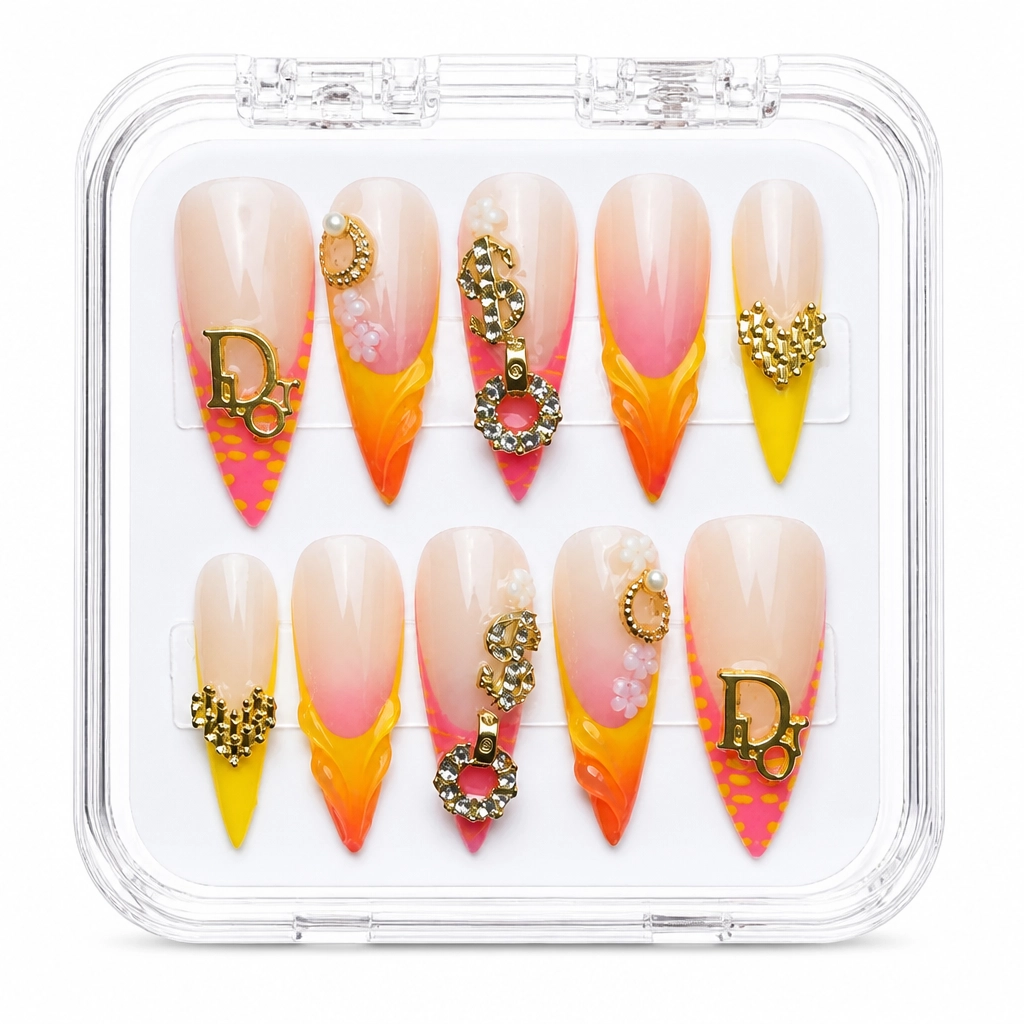 Press-on Nails Wholesale $14.90 Sunset Luxe by Yabe Vietnam