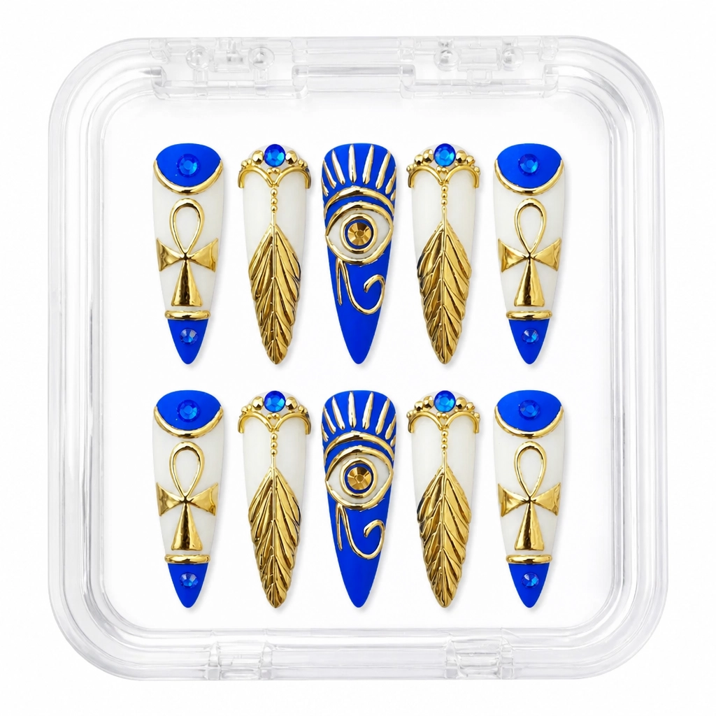 Press-on Nails Wholesale $14.90 Sapphire Royale by Yabe Vietnam