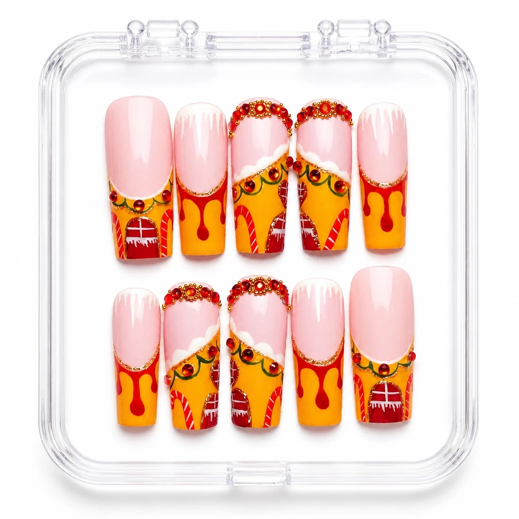 Press-on Nails Wholesale $14.90 Flame Gradient Luxe by Yabe Vietnam