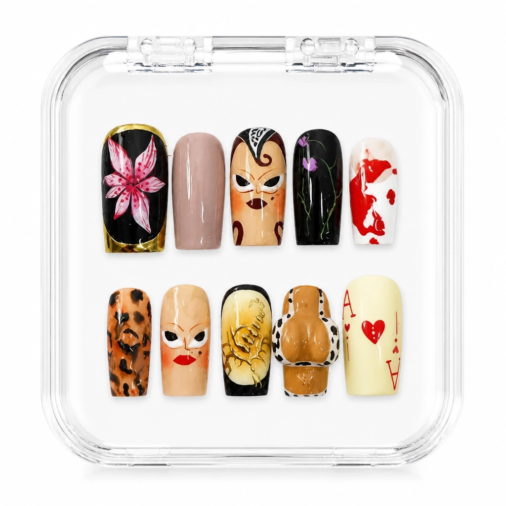 Press-on Nails Wholesale $14.90 Luxe Wildheart by Yabe Vietnam