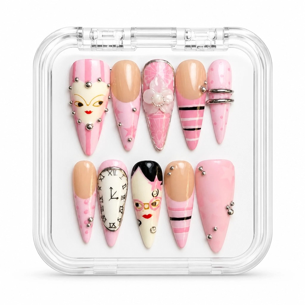 Press-on Nails Wholesale $14.90 Celestial Charm by Yabe Vietnam
