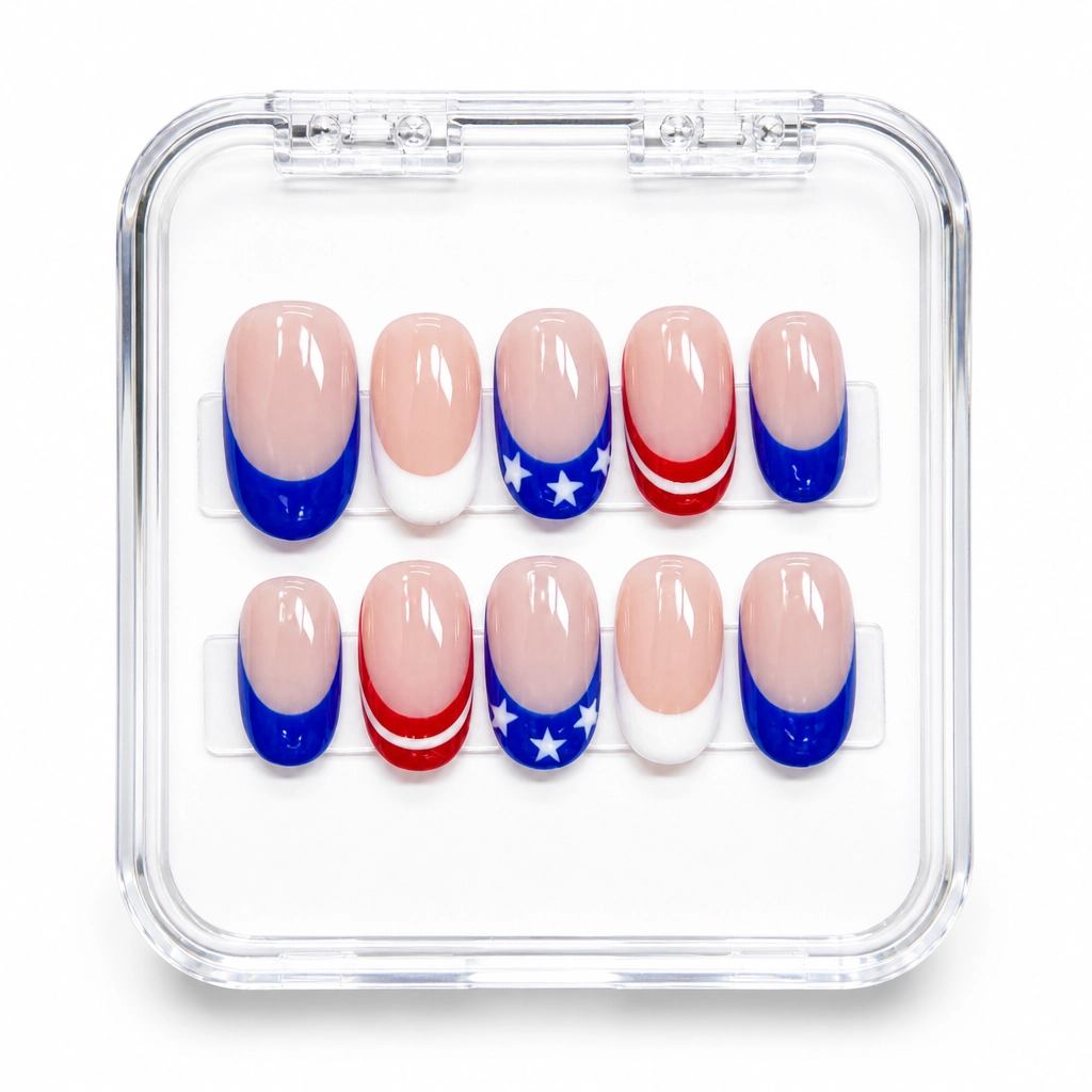 Press-on Nails Wholesale $14.90 Patriot Elegance by Yabe Vietnam