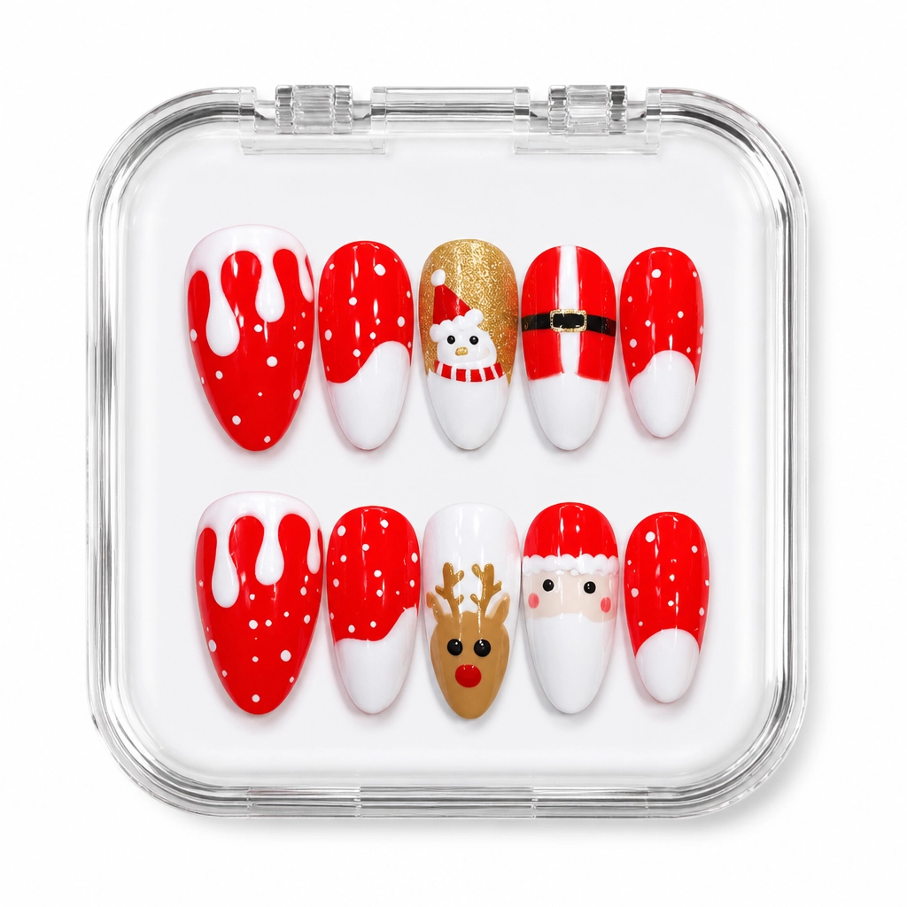 Press-on Nails Wholesale $14.90 Crimson Frost by Yabe Vietnam