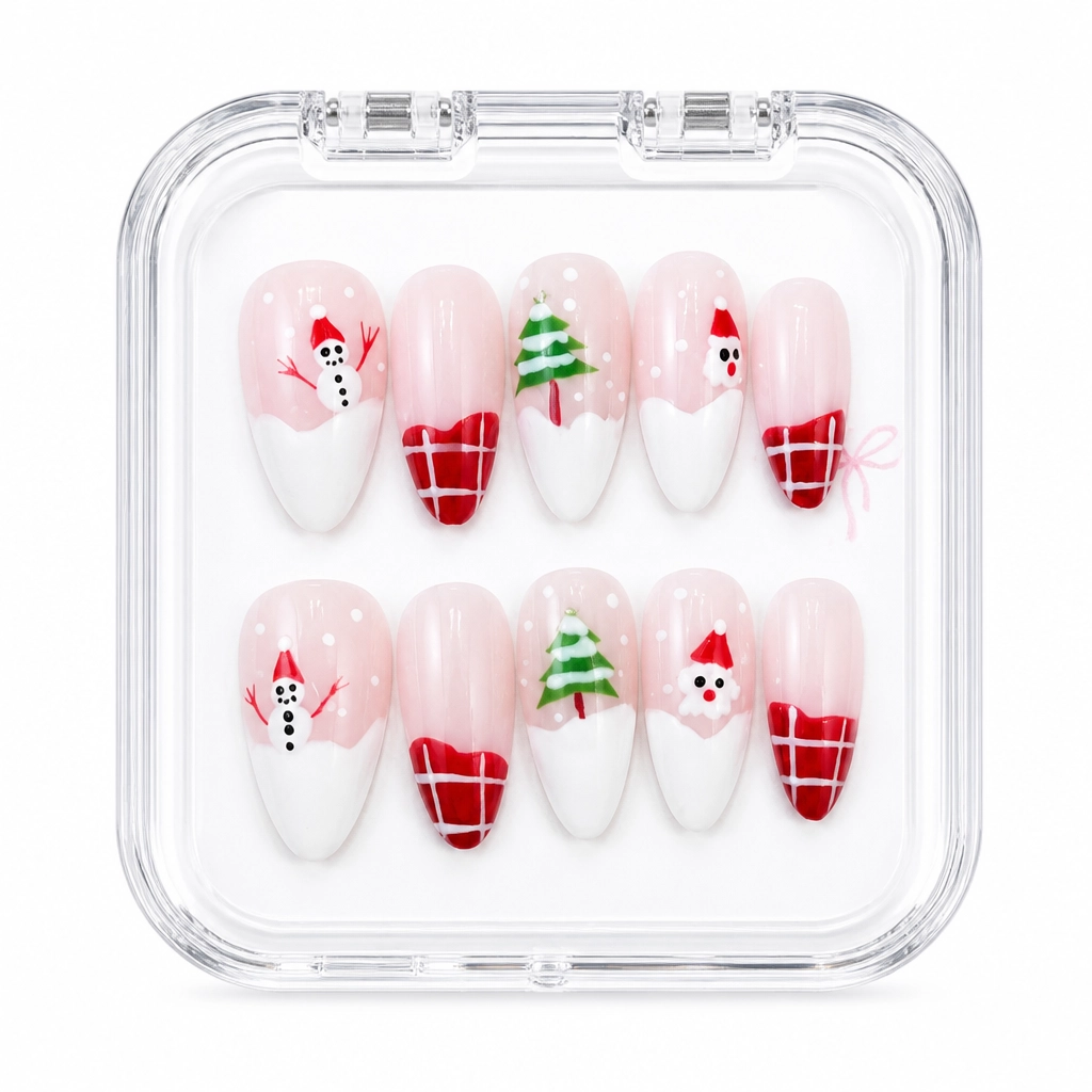 Press-on Nails Wholesale $14.90 Holiday Delight by Yabe Vietnam