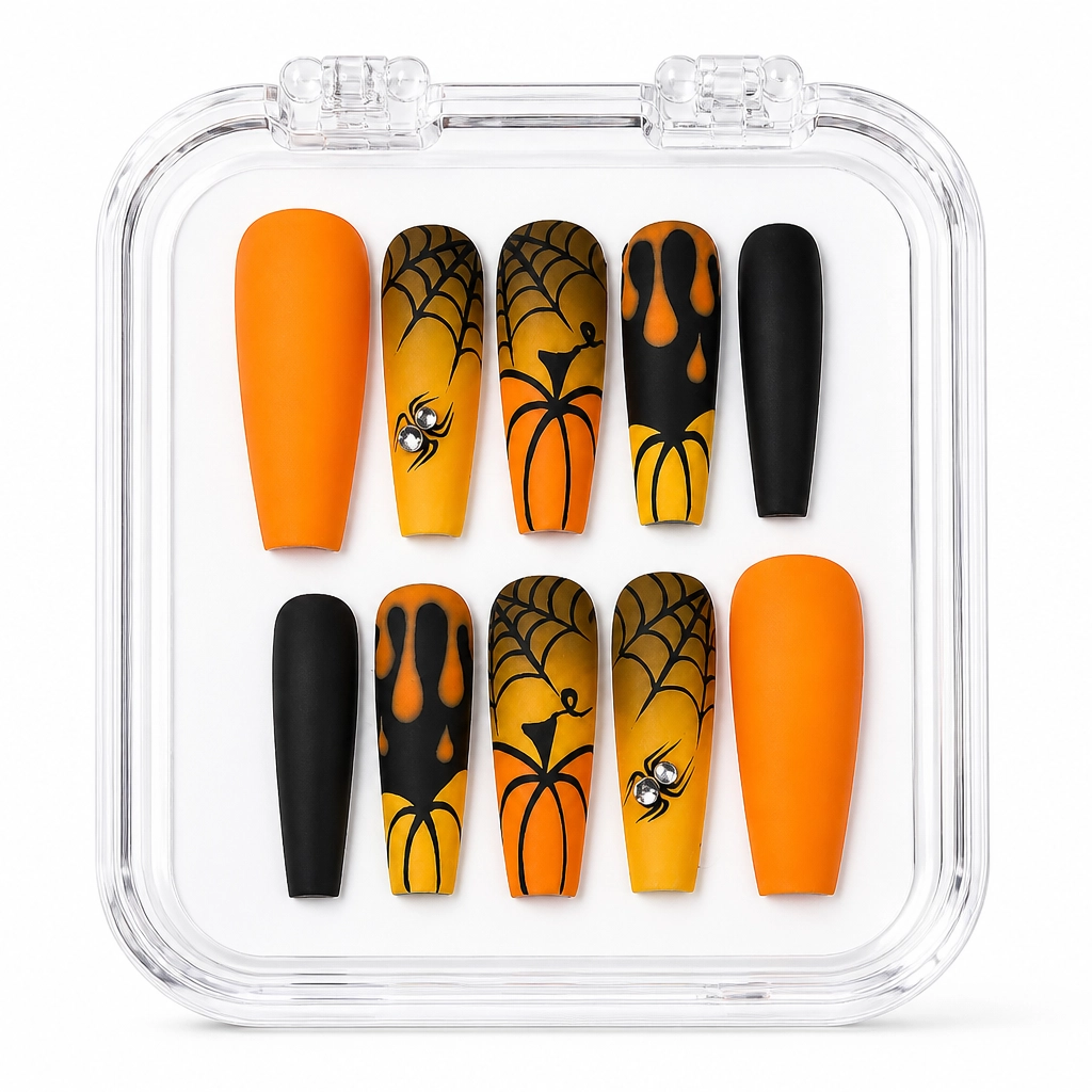 Press-on Nails Wholesale $14.90 Spiderweb Glam by Yabe Vietnam