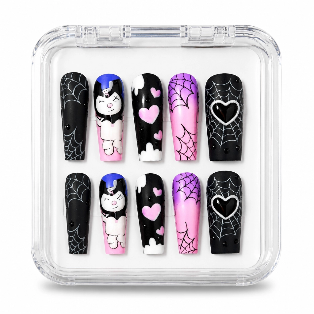 Press-on Nails Wholesale $14.90 Spiderweb Romance by Yabe Vietnam