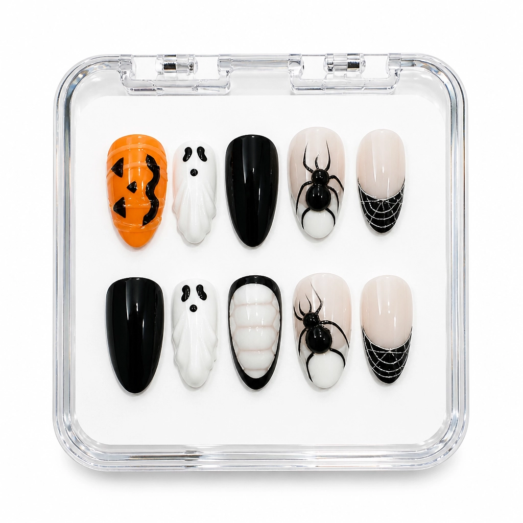 Press-on Nails Wholesale $14.90 Spooky Stiletto by Yabe Vietnam