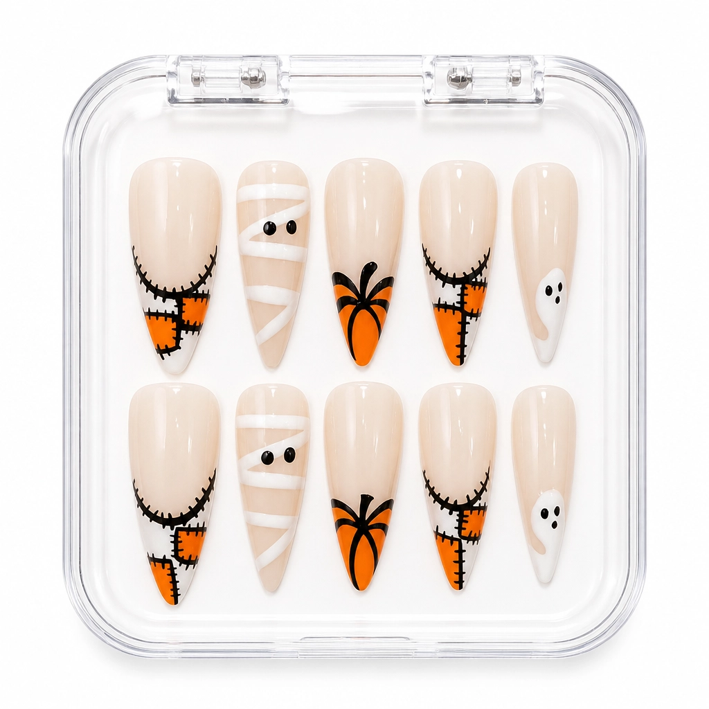 Press-on Nails Wholesale $14.90 Spooky Elegance by Yabe Vietnam