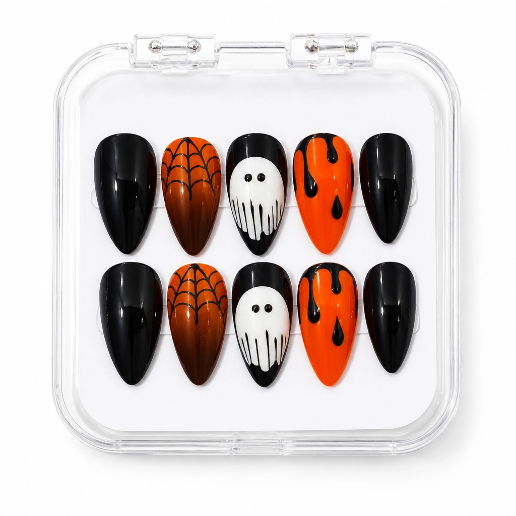 Press-on Nails Wholesale $14.90 Geometric Autumn by Yabe Vietnam