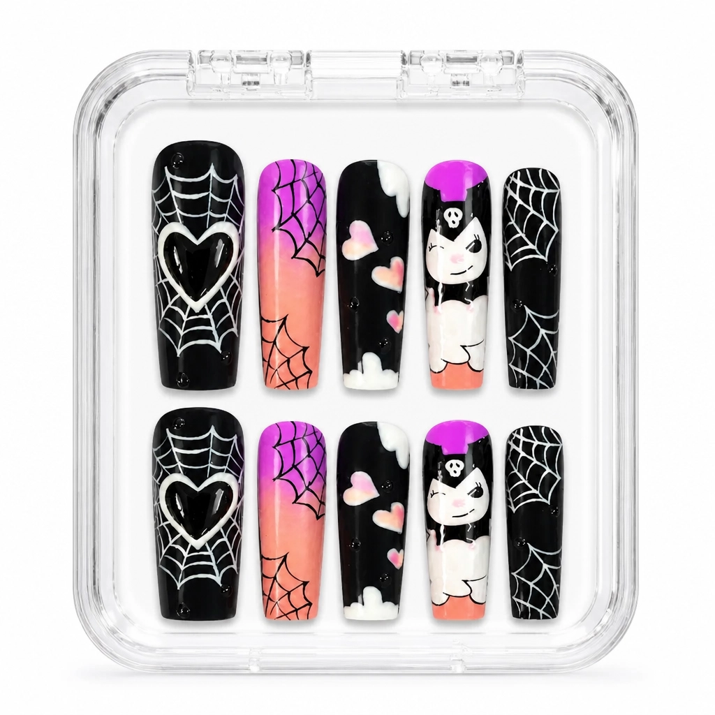 Press-on Nails Wholesale $14.90 Haunted Affection by Yabe Vietnam