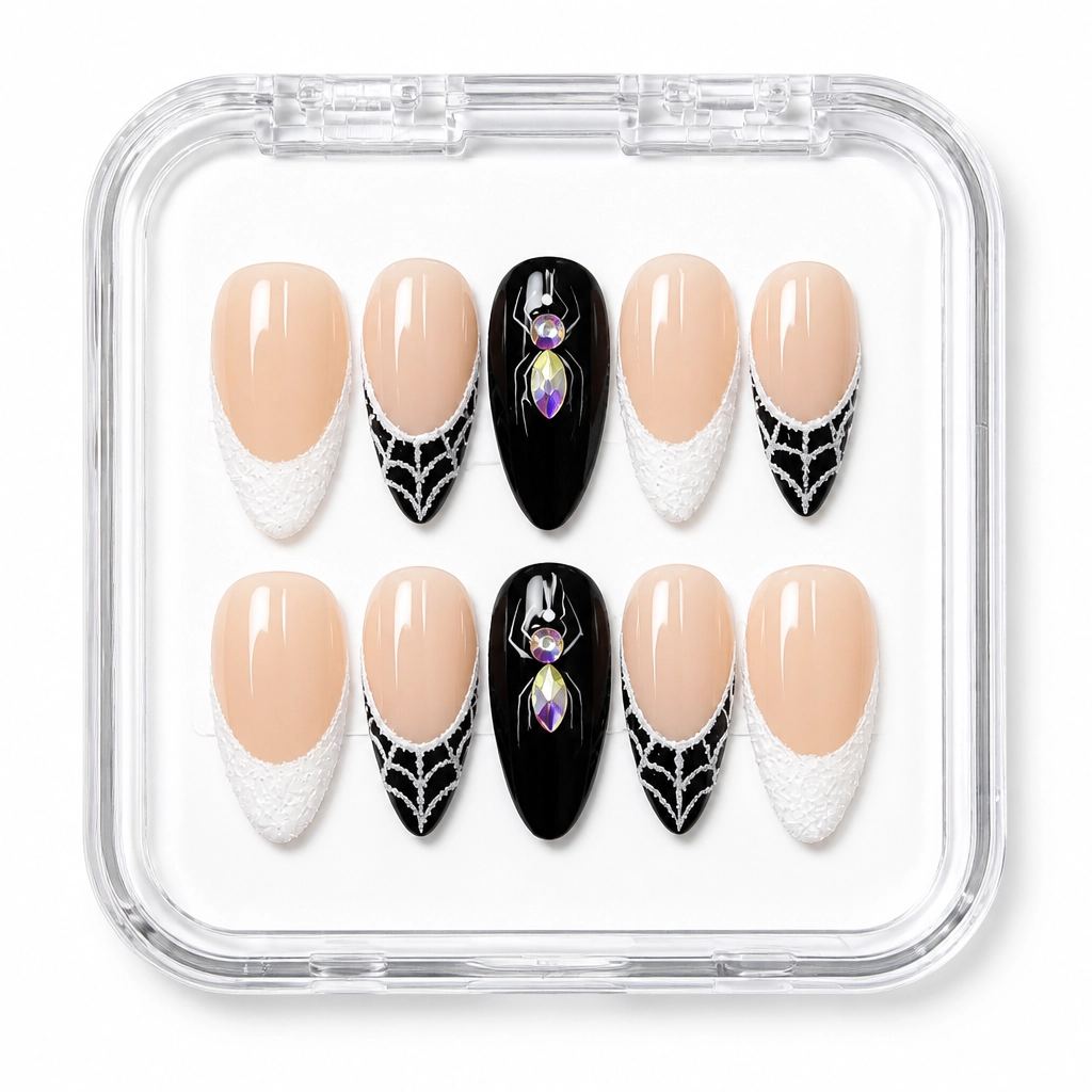 Press-on Nails Wholesale $14.90 Midnight Elegance by Yabe Vietnam