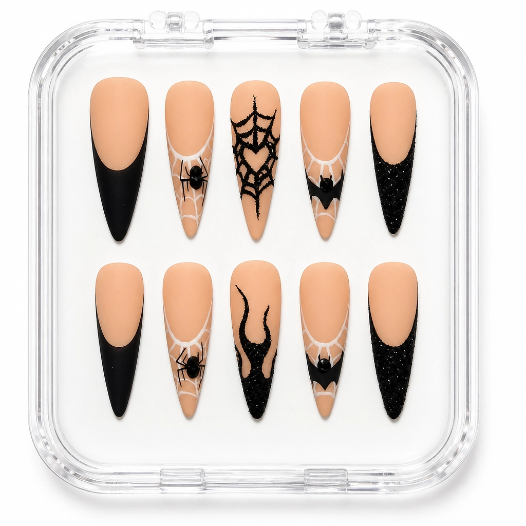 Press-on Nails Wholesale $14.90 Midnight Elegance by Yabe Vietnam