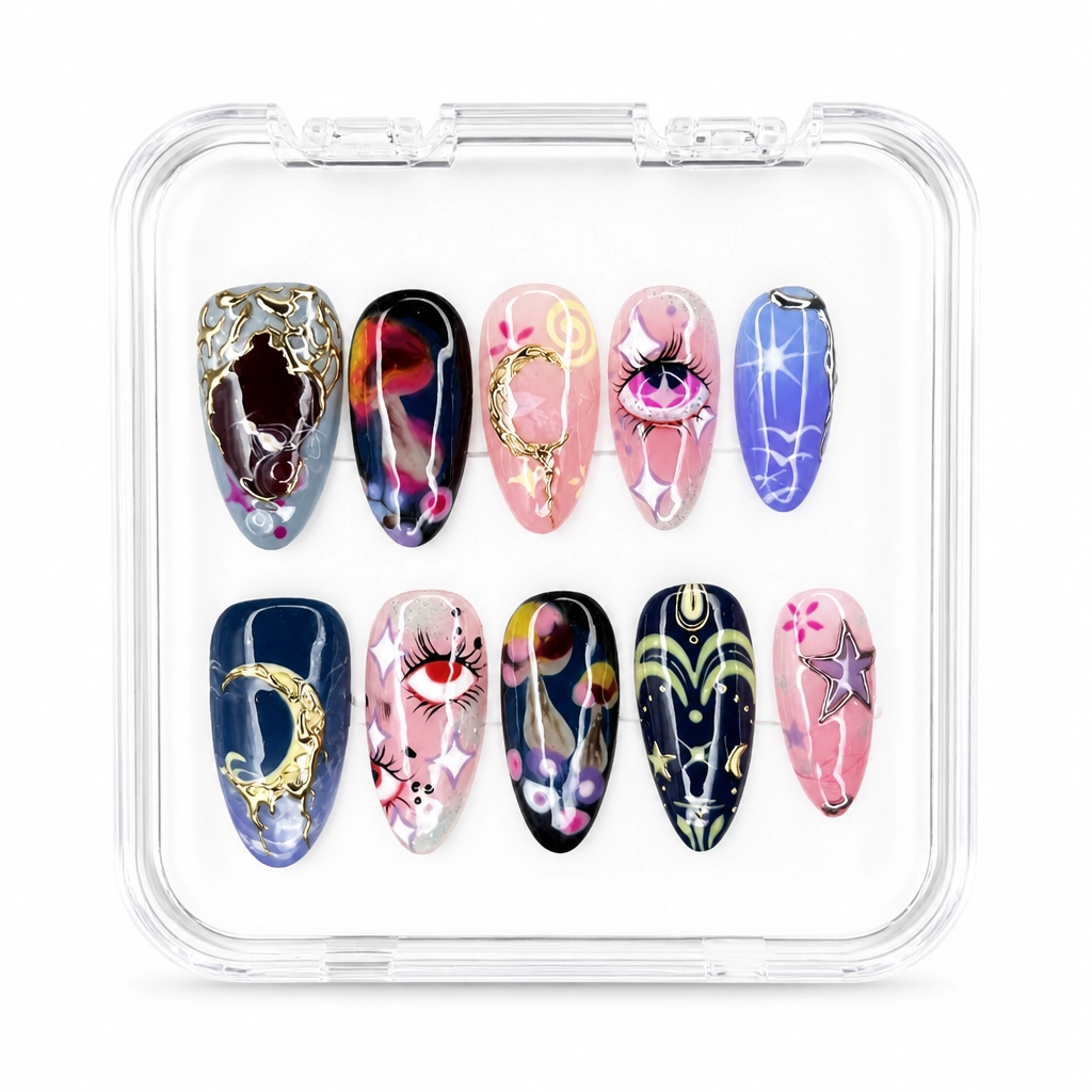 Press-on Nails Wholesale $14.90 Celestial Bloom by Yabe Vietnam