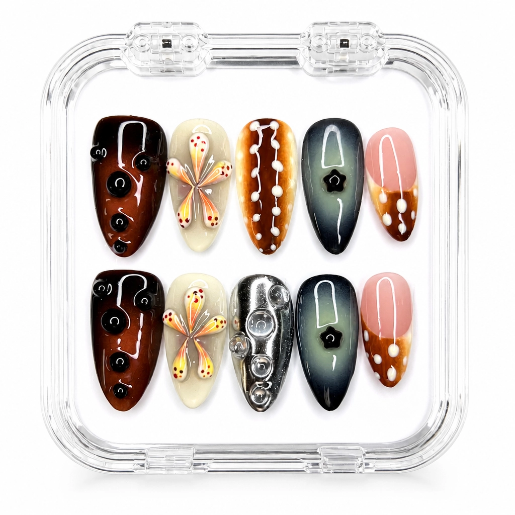 Press-on Nails Wholesale $14.90 Mystique Glam by Yabe Vietnam